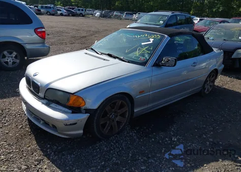 2001 BMW 325Ci from USA, damaged, VIN WBABS33471JY54074
